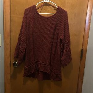 LC Lauren Conrad Burgundy Sweater